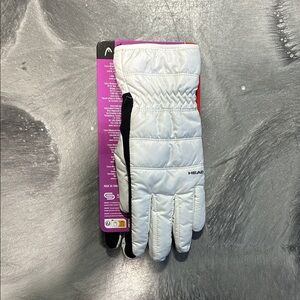Head White Winter Gloves